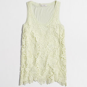 Jcrew Factory crochet front tank